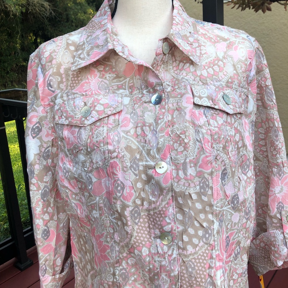 Ruby Rd Women’s Crop Jacket - Picture 3 of 8